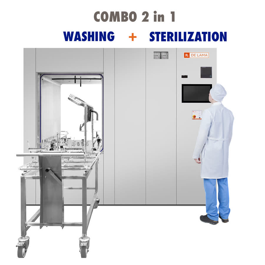 De Lama DLOV/W mytí a sterilizace
